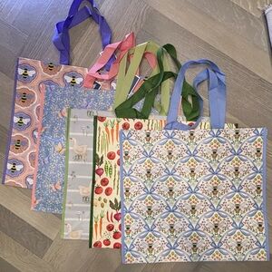Floral and Patterned Tote Bag Collection